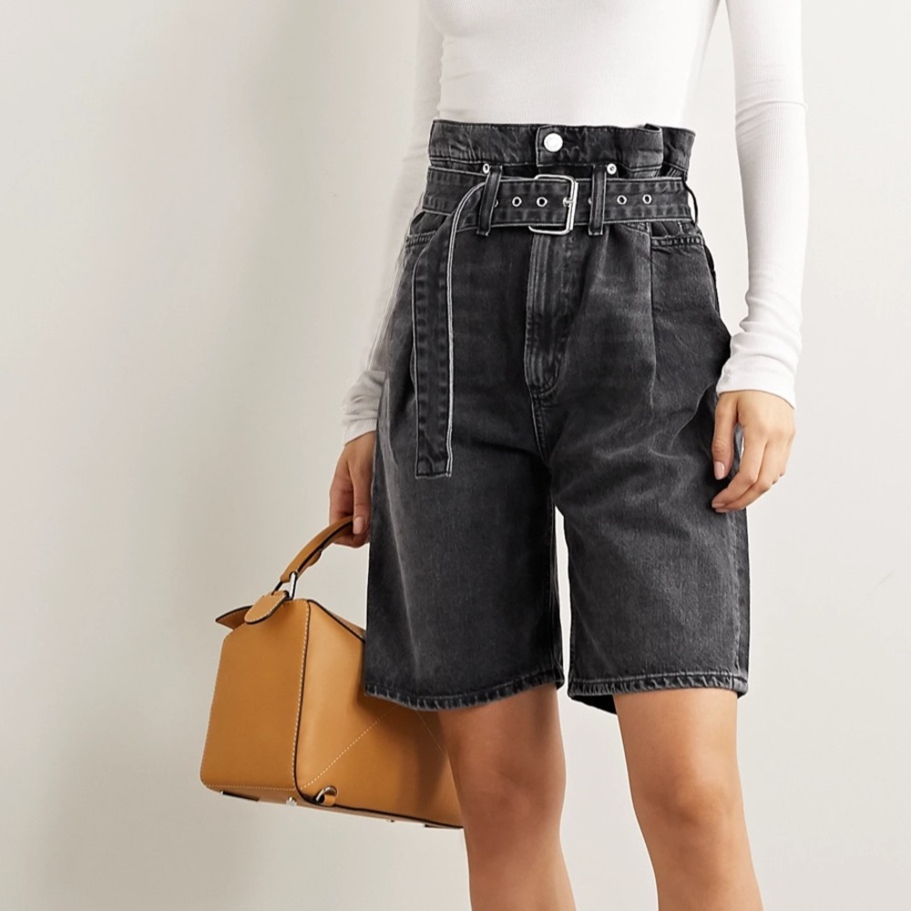 Agolde Reworked 90s Short Cinched High Rise Short Pave Size 29 - Picture 2 of 7